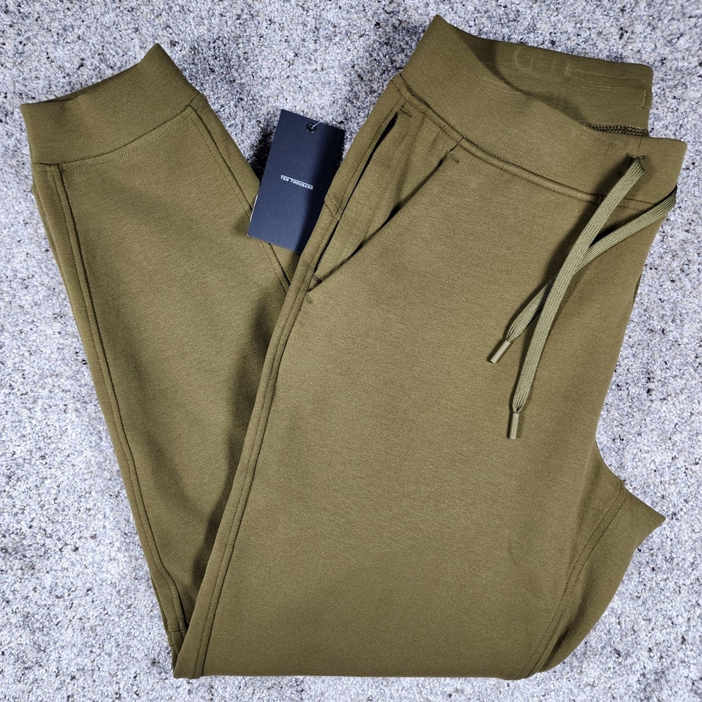 Ten Thousand Midweight Tech Jogger Mens M Dark Olive TTPT024 NWT MSRP $118